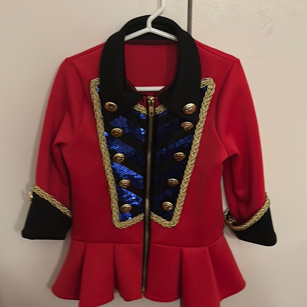 Red and Gold Halloween Costume Jacket